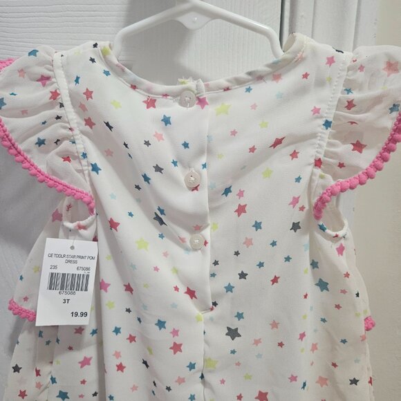 Cute Star Ruffled Toddler Spring/Summer Dress 3T - Picture 5 of 7